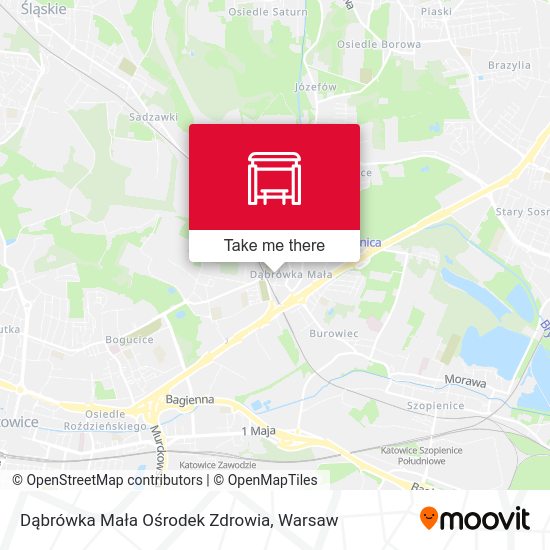 Dąbrówka Mała Ośrodek Zdrowia map