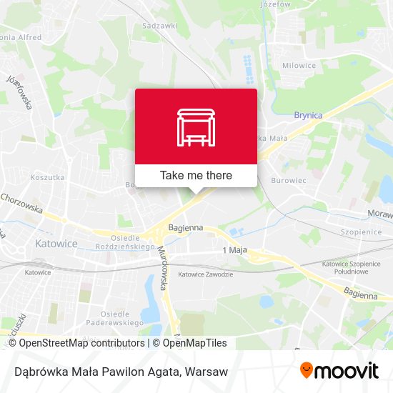 Dąbrówka Mała Pawilon Agata map