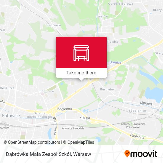 Dąbrówka Mała Zespół Szkół map