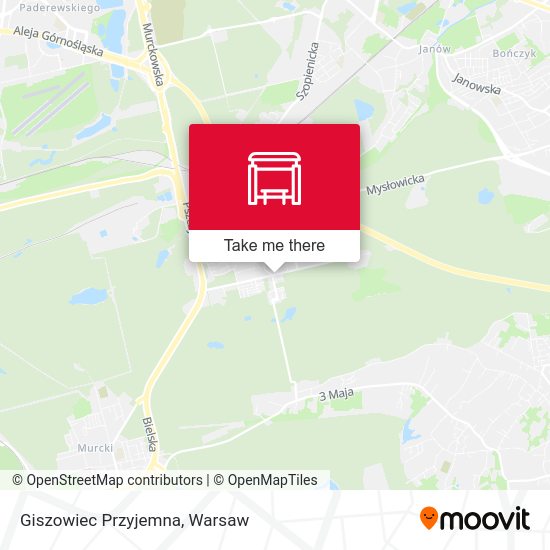 Giszowiec Przyjemna map