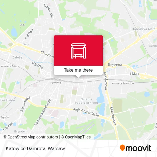 Карта Katowice Damrota