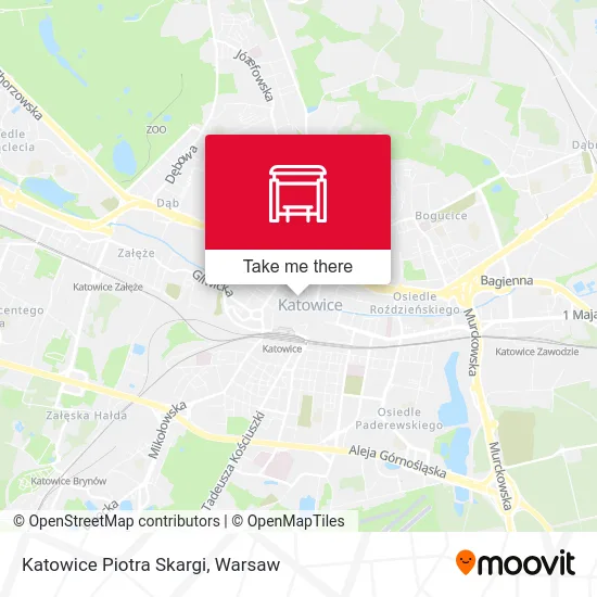 Карта Katowice Piotra Skargi