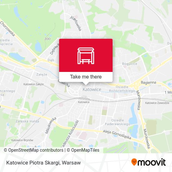 Карта Katowice Piotra Skargi