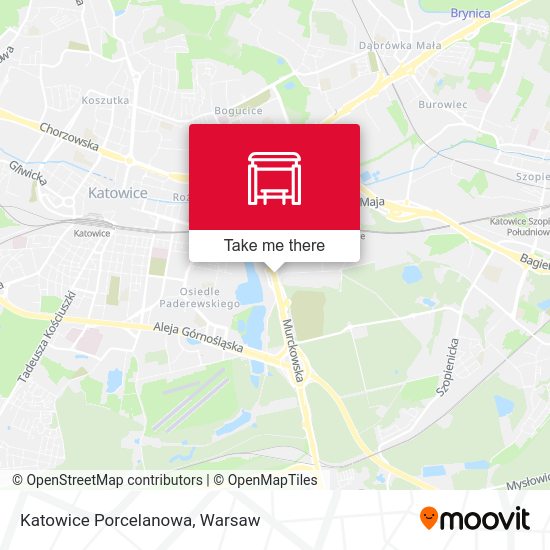 Katowice Porcelanowa map