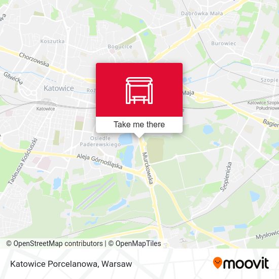 Katowice Porcelanowa map