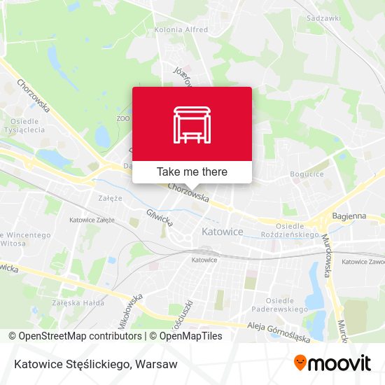 Katowice Stęślickiego map