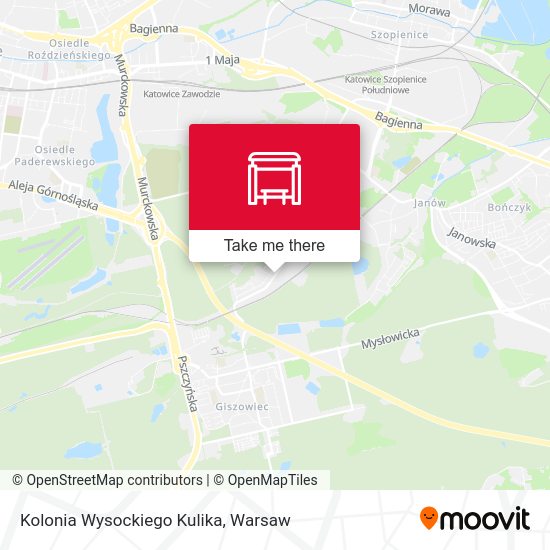 Карта Kolonia Wysockiego Kulika