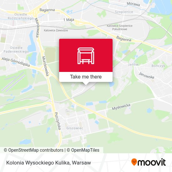 Карта Kolonia Wysockiego Kulika