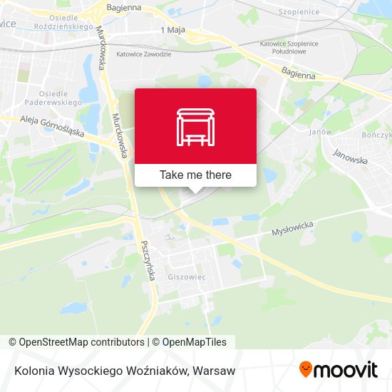 Карта Kolonia Wysockiego Woźniaków