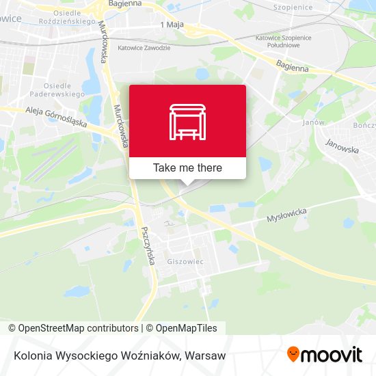 Карта Kolonia Wysockiego Woźniaków