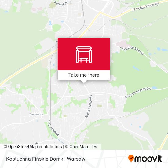 Kostuchna Fińskie Domki map