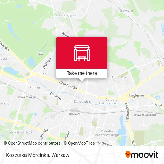 Карта Koszutka Morcinka