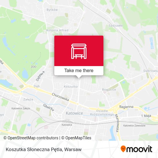 Koszutka Słoneczna Pętla map