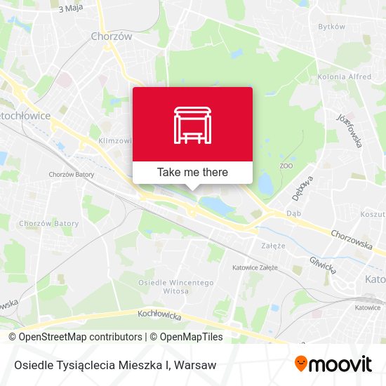 Osiedle Tysiąclecia Mieszka I map