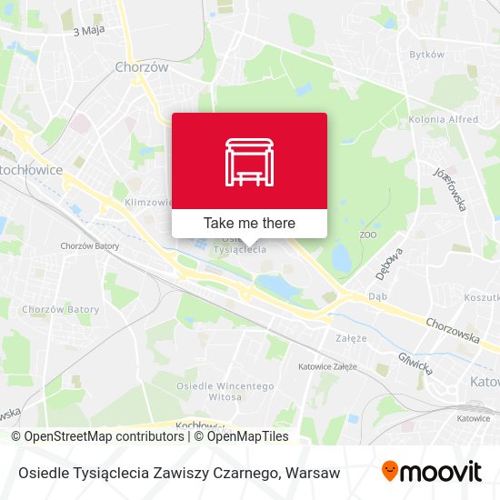 Карта Osiedle Tysiąclecia Zawiszy Czarnego