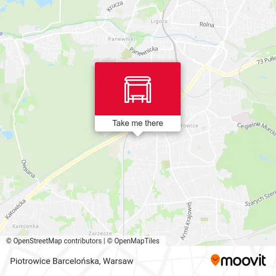 Карта Piotrowice Barcelońska