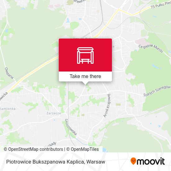 Piotrowice Bukszpanowa Kaplica map