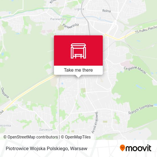 Piotrowice Wojska Polskiego map