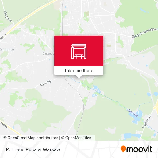 Карта Podlesie Poczta