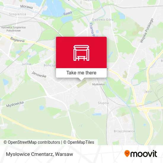 Карта Mysłowice Cmentarz