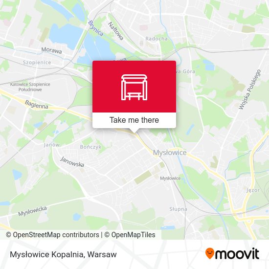 Mysłowice Kopalnia map