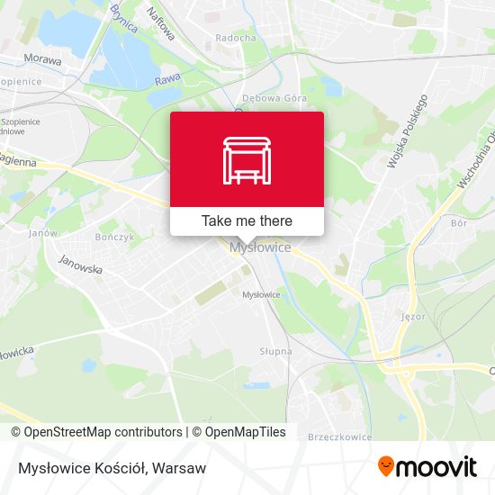 Mysłowice Kościół map