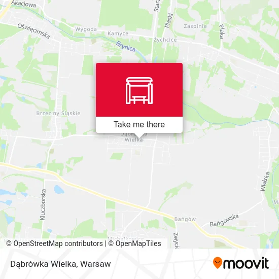 Dąbrówka Wielka map