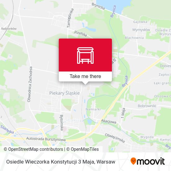 Osiedle Wieczorka Konstytucji 3 Maja map