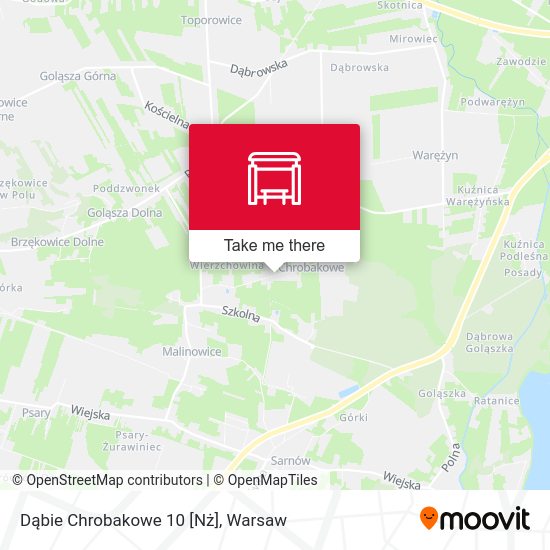 Dąbie Chrobakowe 10 [Nż] map