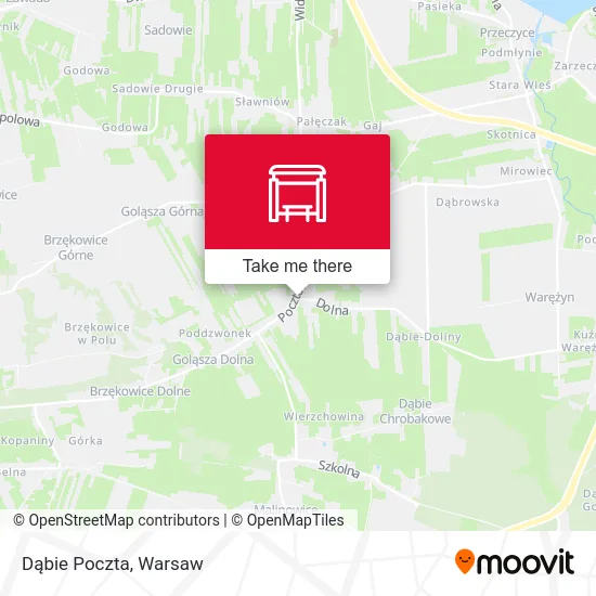 Карта Dąbie Poczta