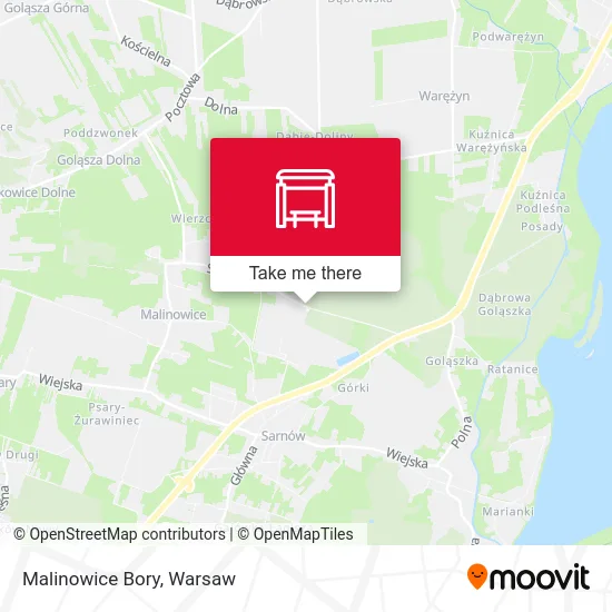Карта Malinowice Bory