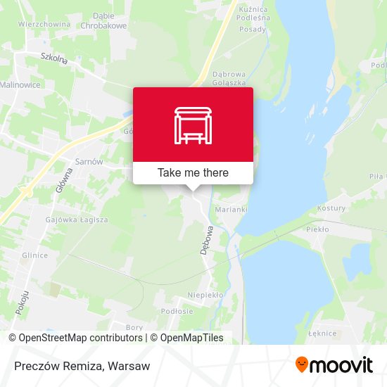 Preczów Remiza map