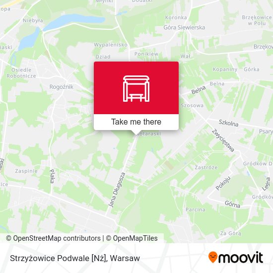 Strzyżowice Podwale [Nż] map