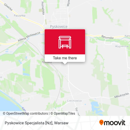 Pyskowice Specjalista [Nż] map