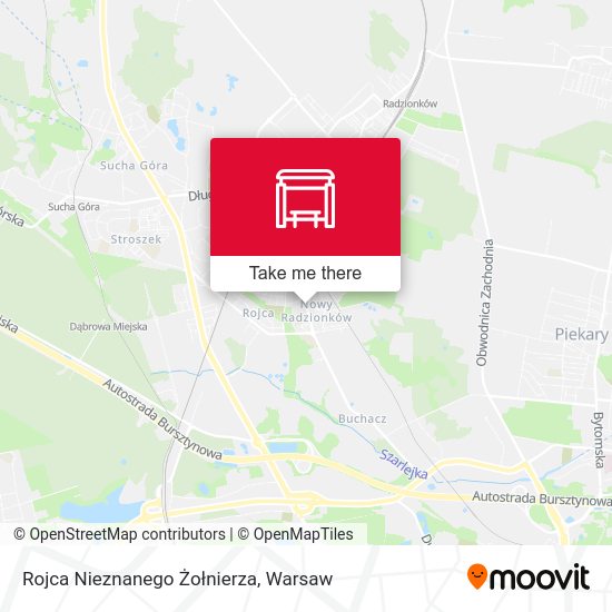 Rojca Nieznanego Żołnierza map