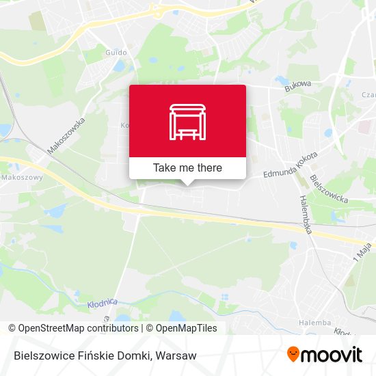 Bielszowice Fińskie Domki map