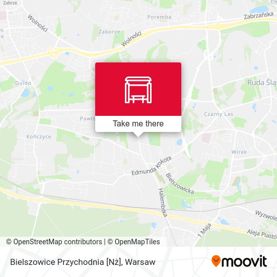 Карта Bielszowice Przychodnia [Nż]