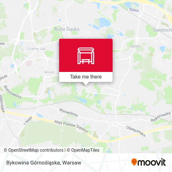 Карта Bykowina Górnośląska