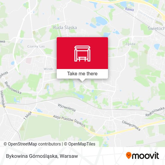 Bykowina Górnośląska map