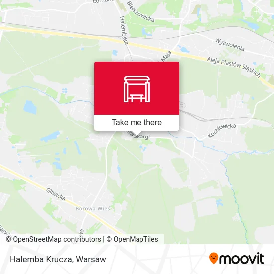 Карта Halemba Krucza