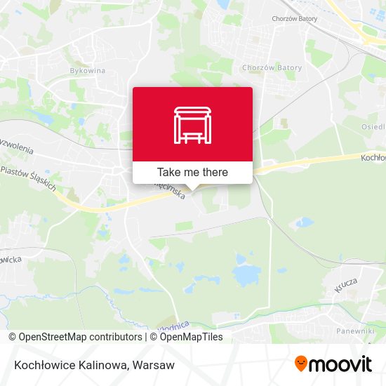 Kochłowice Kalinowa map