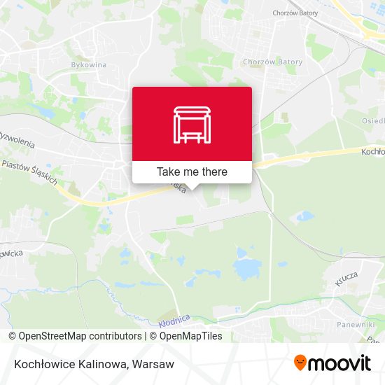 Kochłowice Kalinowa map