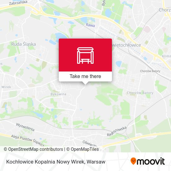 Kochłowice Kopalnia Nowy Wirek map