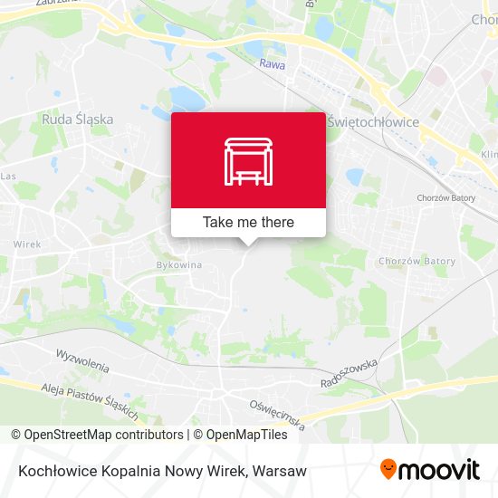 Kochłowice Kopalnia Nowy Wirek map