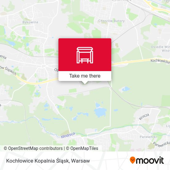 Kochłowice Kopalnia Śląsk map