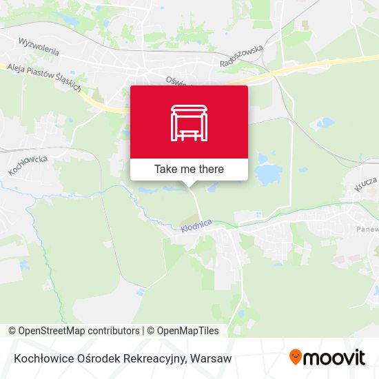 Kochłowice Ośrodek Rekreacyjny map