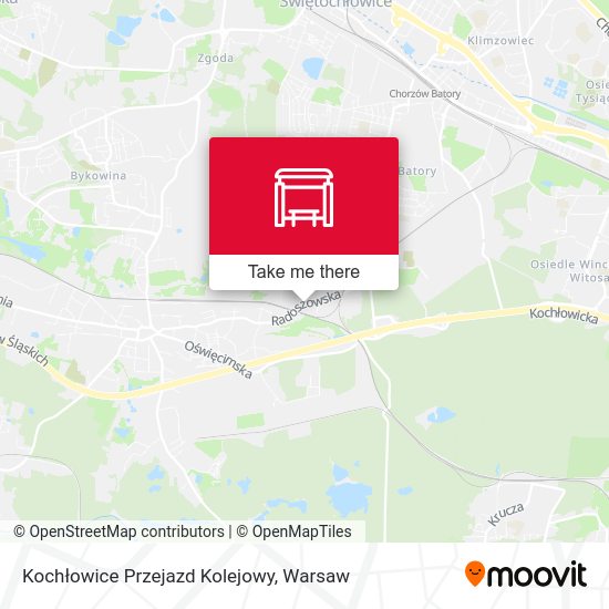 Kochłowice Przejazd Kolejowy map