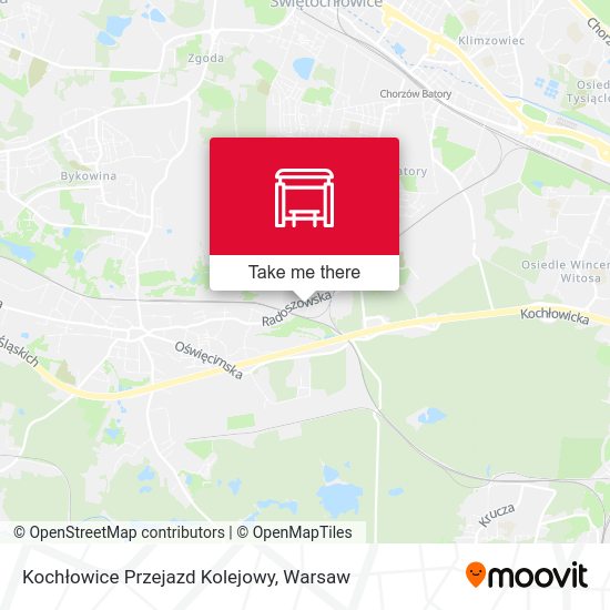 Карта Kochłowice Przejazd Kolejowy