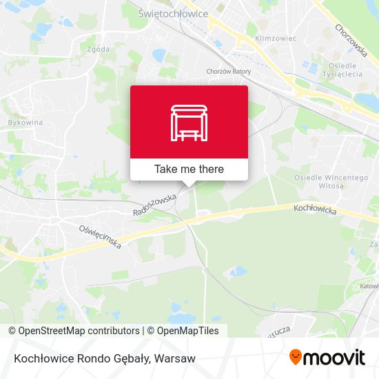 Kochłowice Rondo Gębały map