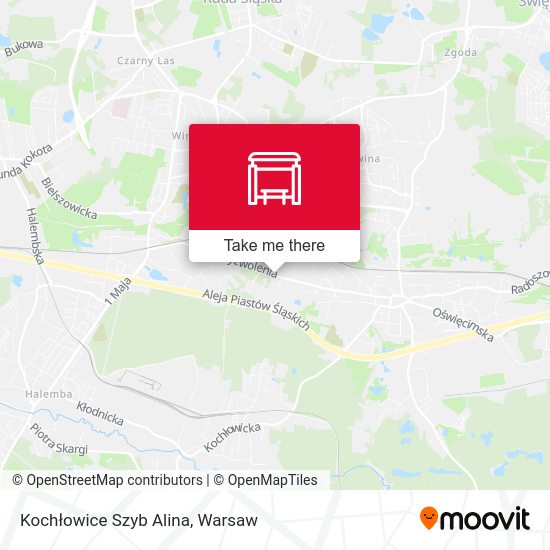 Kochłowice Szyb Alina map